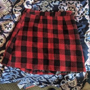 Plaid Mini Skirt